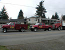 The Original Fleet including the World Excavating dump truck
